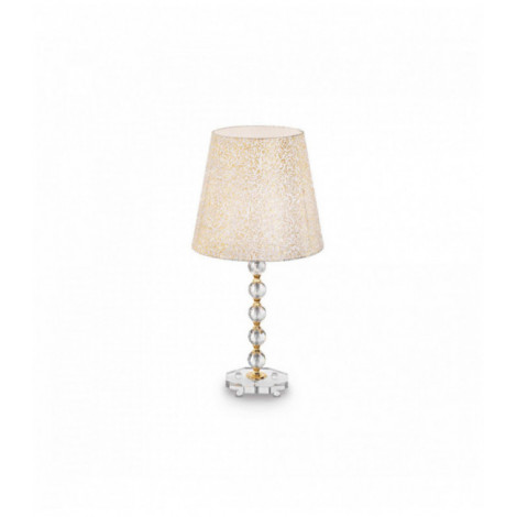 Lampe de table Dorée QUEEN 1 ampoule en métal|Lampes à poser|Luminaire Center