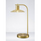 Lampe de Table Ellen 1 Ampoule laiton satiné/cristal|Lampes à poser|Luminaire Center