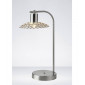 Lampe de Table Ellen 1 Ampoule nickel satiné/cristal|Lampes à poser|Luminaire Center