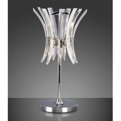Lampe de Table Sinclair 4 Ampoules chrome poli|Lampes à poser|Luminaire Center