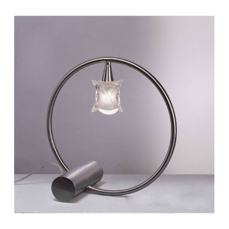 Lampe de Table Rosa Del Desierto 1 Ampoule G9, nickel satiné|Lampes à poser|Luminaire Center