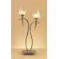 Lampe de Table Viena 2 Ampoules G9, laiton antique|Lampes à poser|Luminaire Center
