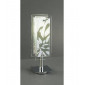 Lampe de Table Euphoria 1 Ampoule E27, chrome poli/blanc opal verre|Lampes à poser|Luminaire Center