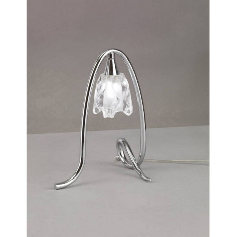 Lampe de table Amel 1 Ampoule G9, chrome poli|Lampes à poser|Luminaire Center