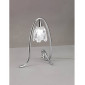 Lampe de table Amel 1 Ampoule G9, chrome poli|Lampes à poser|Luminaire Center