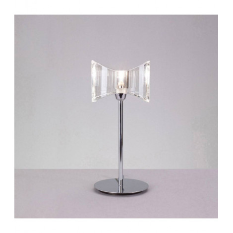 Lampe de Table Kromo 1 Ampoule G9 Sraight Frame, chrome poli|Lampes à poser|Luminaire Center