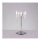 Lampe de Table Kromo 1 Ampoule G9 Sraight Frame, chrome poli|Lampes à poser|Luminaire Center