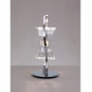 Lampe de Table Kromo 1 Ampoule G9 Looped Frame, chrome poli|Lampes à poser|Luminaire Center