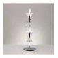Lampe de Table Kromo 2 Ampoules G9 Looped Frame, chrome poli|Lampes à poser|Luminaire Center