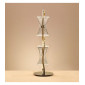 Lampe de Table Kromo 2 Ampoules G9 Looped Frame, laiton antique|Lampes à poser|Luminaire Center