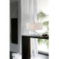 Lampe de Table Eve 2 Ampoules E27 Small, chrome poli avec Abat jour blanc ovale|Lampes à poser|Luminaire Center