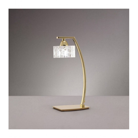 Lampe de Table Zen 1 Ampoule G9, laiton poli|Lampes à poser|Luminaire Center