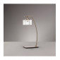 Lampe de Table Zen 1 Ampoule G9, nickel satiné|Lampes à poser|Luminaire Center