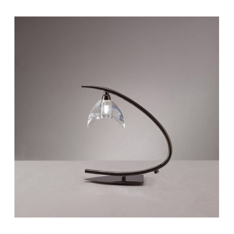Lampe de Table Eclipse 1 Ampoule G9 Small, chrome noir|Lampes à poser|Luminaire Center