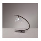 Lampe de Table Eclipse 1 Ampoule G9 Small, chrome noir|Lampes à poser|Luminaire Center