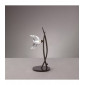 Lampe de Table Eclipse Tall 1 Ampoule G9, chrome noir|Lampes à poser|Luminaire Center