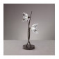 Lampe de Table Eclipse 2 Ampoules G9, chrome noir|Lampes à poser|Luminaire Center