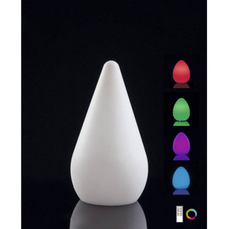 Lampe de Table Palma Induction LED RGB Outdoor IP44, blanc opal|Lampes à poser|Luminaire Center