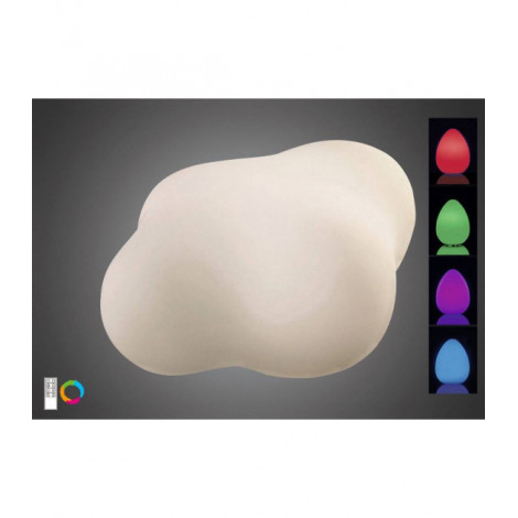 Lampe de Table Eos 2W LED RGB avec Remote Control IP44, 90lm, blanc opal|Lampes à poser|Luminaire Center