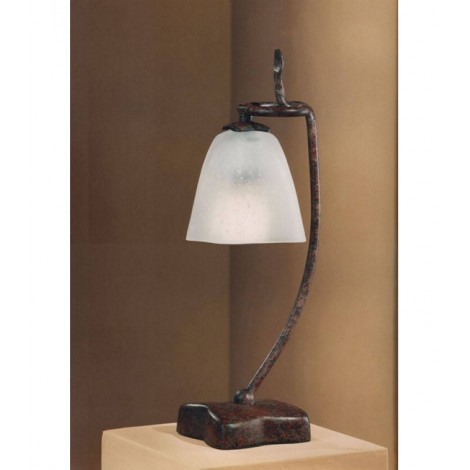 Lampe de Table Oberture 1 Ampoule E14, marron/noir oxydé|Lampes à poser|Luminaire Center