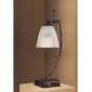 Lampe de Table Oberture 1 Ampoule E14, marron/noir oxydé|Lampes à poser|Luminaire Center