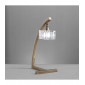 Lampe de table Cuadrax 1 Ampoule G9, laiton antique|Lampes à poser|Luminaire Center