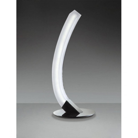 Lampe de Table On Right 5W LED 3000K, 500lm, chrome poli/acrylique givré|Lampes à poser|Luminaire Center