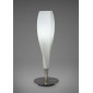 Lampe de Table Neo 1 Ampoule E27, nickel satiné/verre blanc dépoli|Lampes à poser|Luminaire Center