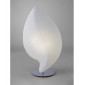 Lampe de Table Natura 2 Ampoules E27 Large Indoor, chrome poli/blanc opal|Lampes à poser|Luminaire Center