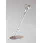 Lampe de Table Rak 1 Ampoule GU10 Ar111 75W gris argenté|Lampes à poser|Luminaire Center