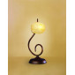 Lampe de Table Wave 1 Ampoule G9, or rusti|Lampes à poser|Luminaire Center