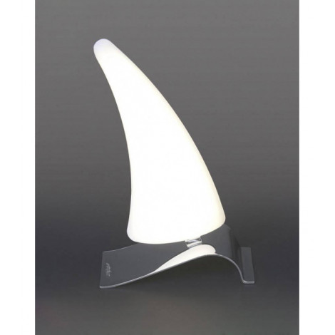 Lampe de Table Mistral Left 6W LED 3000K, 540lm, chrome poli/acrylique givré|Lampes à poser|Luminaire Center