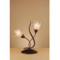 Lampe de Table Florida 2 Ampoules E14, marron/noir oxydé|Lampes à poser|Luminaire Center