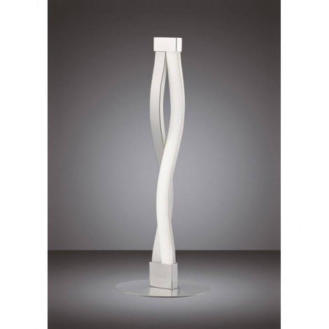Lampe de Table Sahara 6W LED 3000K, 420lm, argent/acrylique givré/chrome poli|Lampes à poser|Luminaire Center