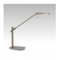 Lampe de Table Phuket 1 Ampoule 7W LED 3000K, 600lm, nickel satiné|Lampes à poser|Luminaire Center