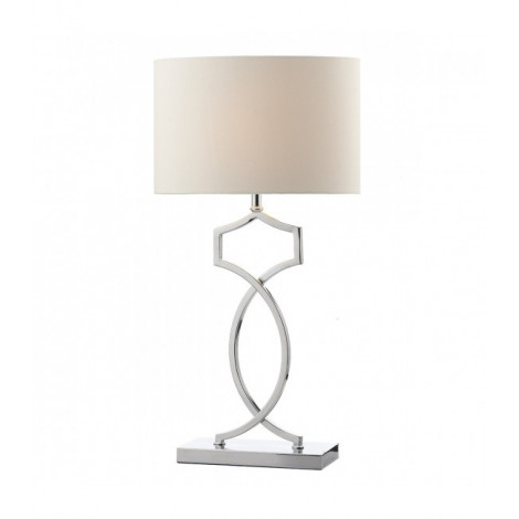 Lampe de table Donovan chrome poli 1 ampoule|Lampes à poser|Luminaire Center