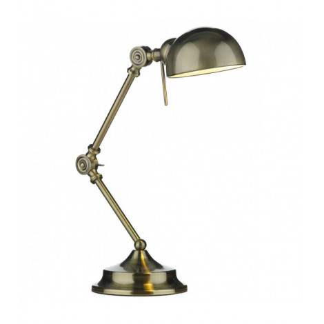 Lampe de table Ranger laiton antique 1 ampoule|Lampes à poser|Luminaire Center