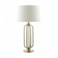 Lampe de table Lucie laiton satiné 1 ampoule|Lampes à poser|Luminaire Center