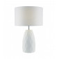 Lampe de table Ciara céramique et blanc 1 ampoule|Lampes à poser|Luminaire Center