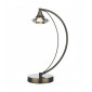 Lampe de table Luther laiton antique et cristal 1 ampoule|Lampes à poser|Luminaire Center