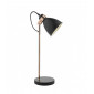 Lampe de table Frederick noir et cuivre 1 ampoule|Lampes à poser|Luminaire Center