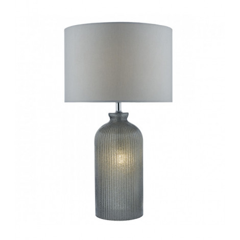 Lampe de table Pamplona gris et 1 ampoule|Lampes à poser|Luminaire Center