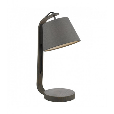 Lampe de table Zakara gris et 1 ampoule|Lampes à poser|Luminaire Center
