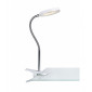 Lampe de table FLEX blanche 1 ampoule en métal|Lampes à poser|Luminaire Center