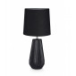 Lampe de table NICCI Noire 1 ampoule|Lampes à poser|Luminaire Center
