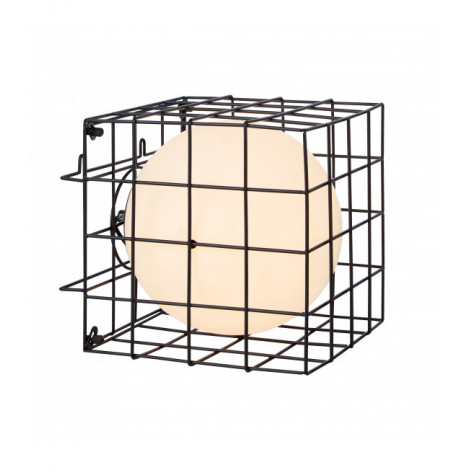Lampe de table CAGE Noire 1 ampoule|Lampes à poser|Luminaire Center