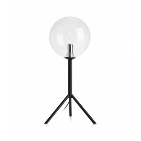 Lampe de table ANDREW Noire 1 ampoule|Lampes à poser|Luminaire Center