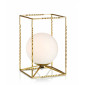 Lampe de table EVE dorée 1 ampoule|Lampes à poser|Luminaire Center