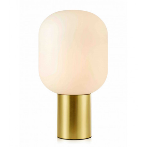 Lampe de table BROOKLYN Laiton brossé 1 ampoule|Lampes à poser|Luminaire Center