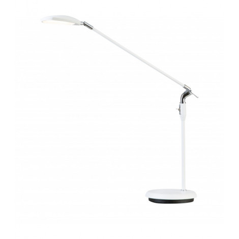 Lampe de table à variateur LED SPECTRA en Métal et Blanc mat Diamètre 18 Cm|Lampes à poser|Luminaire Center